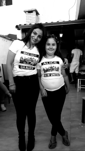 Mãe Carla Filha Alice 4A