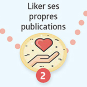 Liker ses propres publications