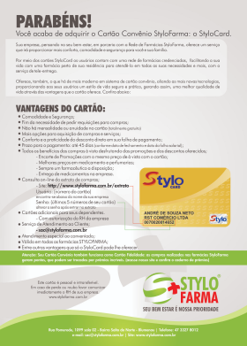 00208 - Carta cartão convenio curvas