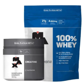 Whey Max T. 900g + Creatina Max T