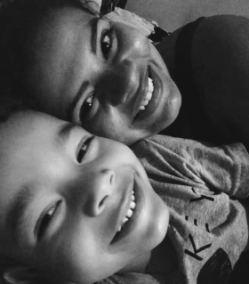 Mãe Valdirene Filho Bryan Vinícius 1C