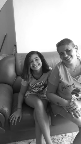 Mãe Lauriani Filha Laís de Oliveira 5F