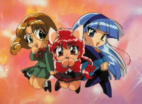 Hikaru Shidou vermelha Chibi