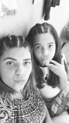 Mãe Daiane Filha Mykaella 5G