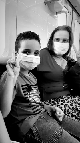 Mãe Maria de Fátima Filho Rikelme 1B